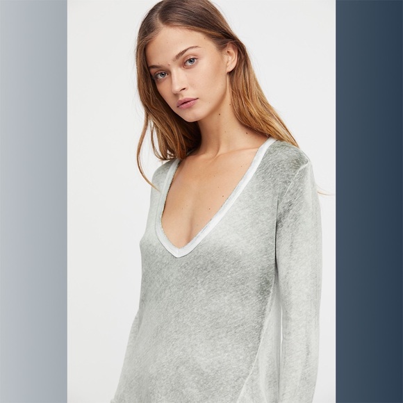 NWT Free People Long Beach Tee - Picture 3 of 16